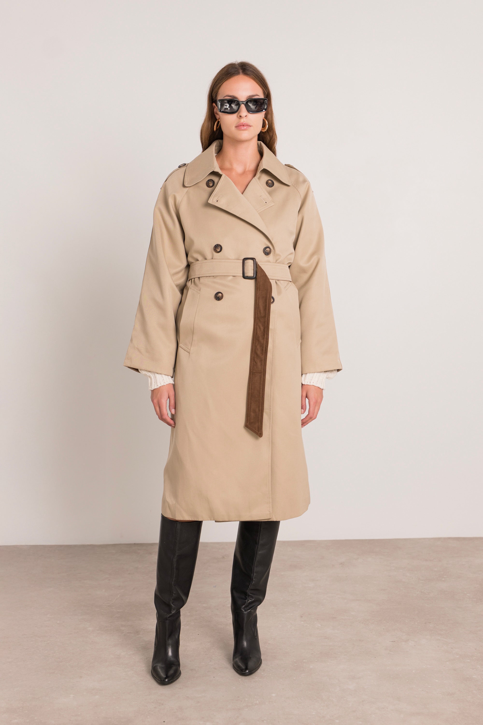 Veste trench long