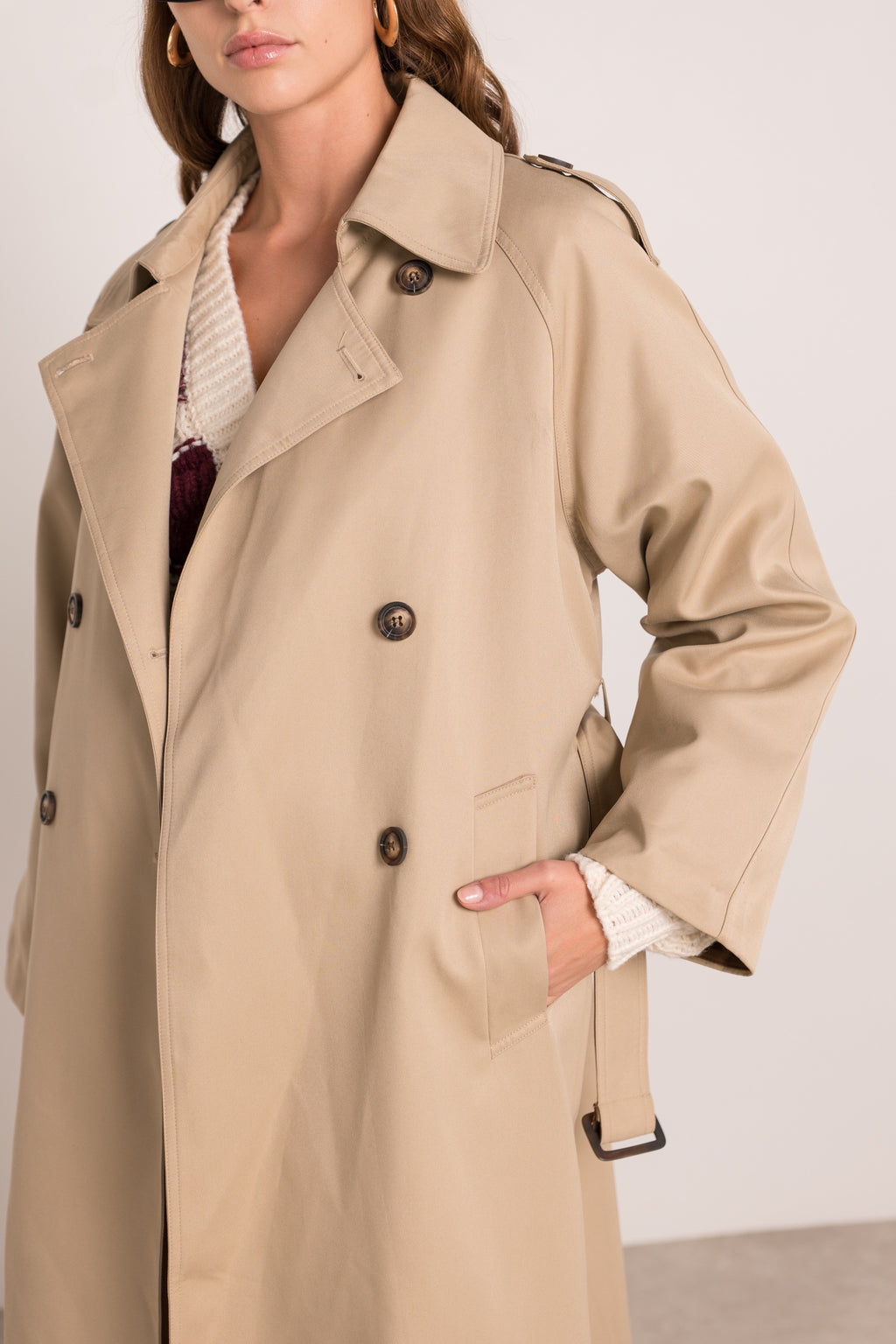 Veste trench long