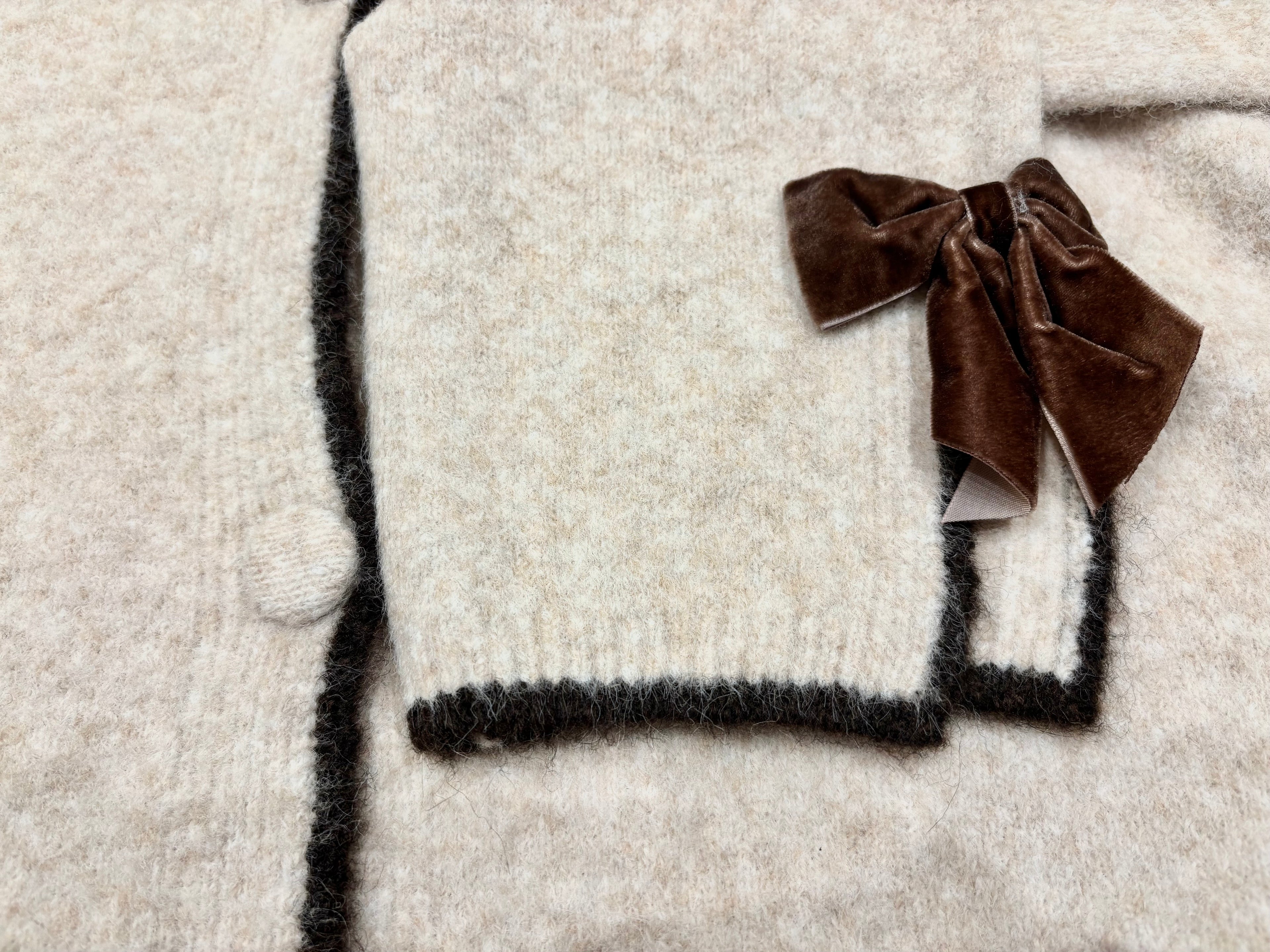 Cardigan a noeud