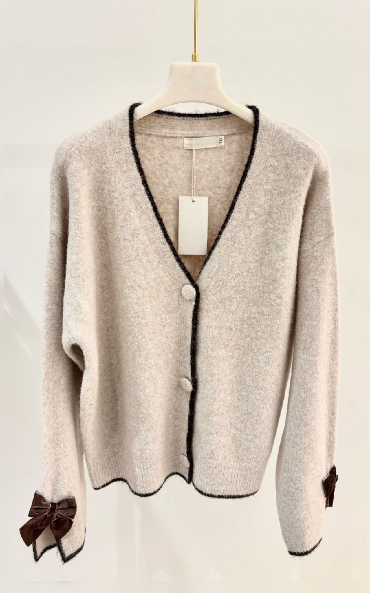 Cardigan a noeud